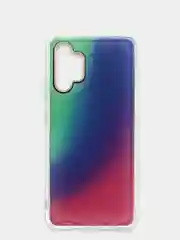Индиго чехол Samsung Galaxy A32, Самсунг Галакси А32 твердый, прозрачный, с рисунком