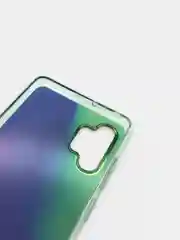 Индиго чехол Samsung Galaxy A32, Самсунг Галакси А32 твердый, прозрачный, с рисунком