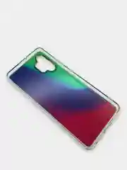 Индиго чехол Samsung Galaxy A32, Самсунг Галакси А32 твердый, прозрачный, с рисунком