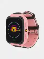 Розовый детские, умные часы Smart Baby Watch S4, с камерой