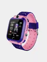Розовый детские умные часы smart baby watch Q12 с GPS