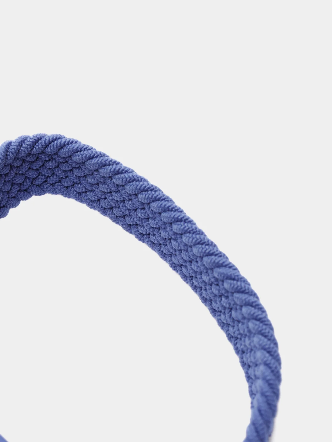 Синий плетеный нейлоновый ремешок / монобраслет для Xiaomi Mi Band 3, 4, 5 и 6