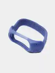 Синий плетеный нейлоновый ремешок / монобраслет для Xiaomi Mi Band 3, 4, 5 и 6