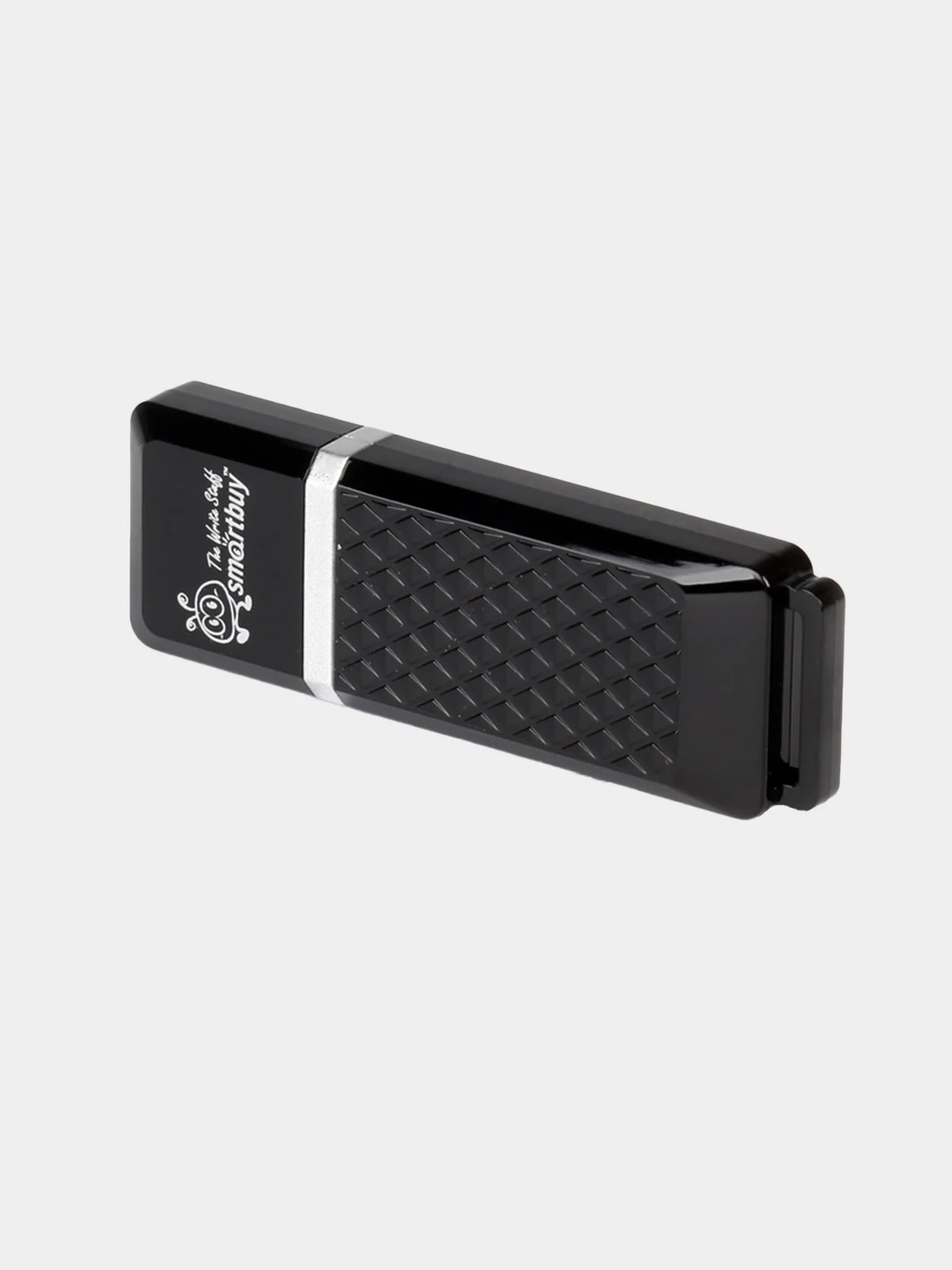 Черный флешка SmartBuy Quartz Series USB 2.0, 3 объёма