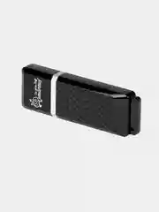 Черный флешка SmartBuy Quartz Series USB 2.0, 3 объёма