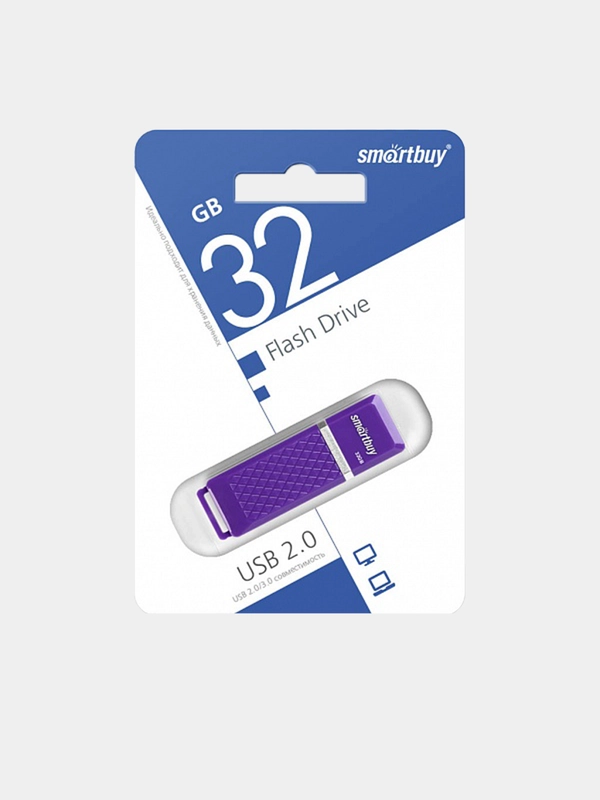 Флешка SmartBuy Quartz Series USB 2.0, 3 объёма