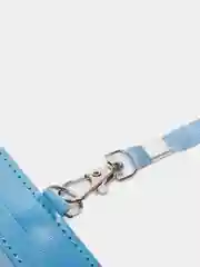 Голубой бейдж с лентой