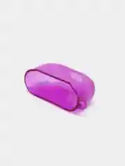 Фиолетовый неоновый чехол для AirPods 3, силиконовый, с креплением под карабин, 9 цветов