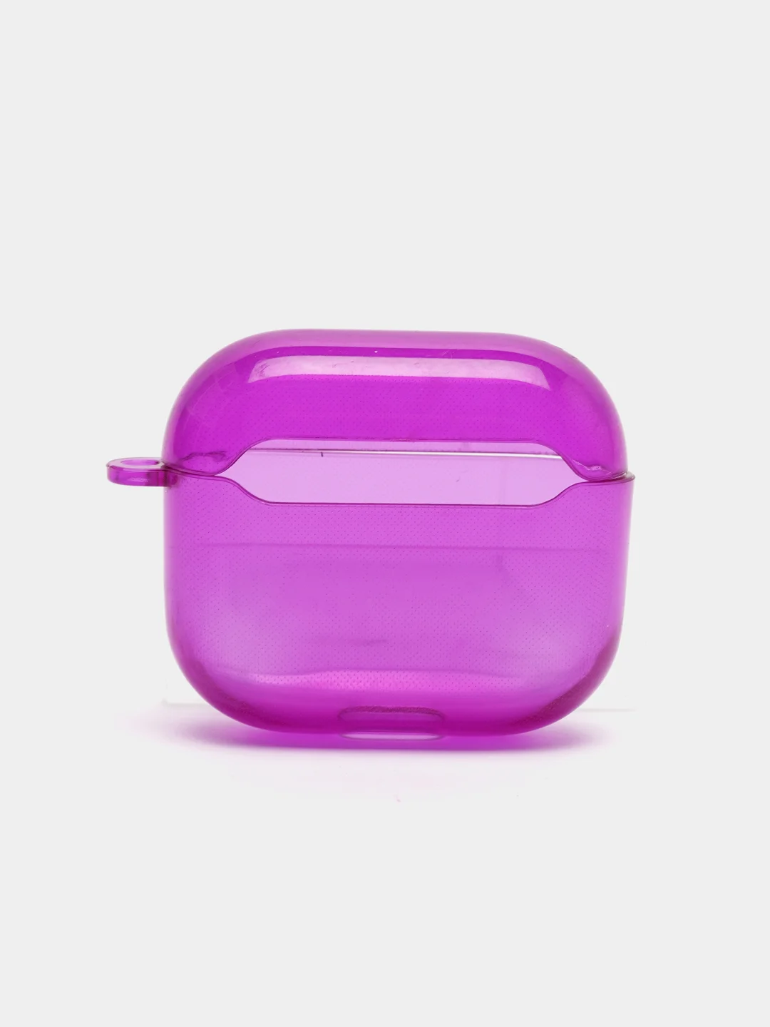 Фиолетовый неоновый чехол для AirPods 3, силиконовый, с креплением под карабин, 9 цветов