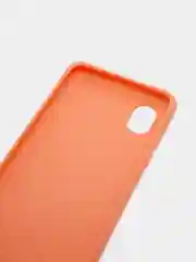 Оранжевый мягкий и тонкий силиконовый чехол для Samsung Galaxy A01 Core