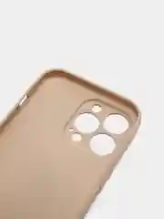 Карамельный чехол силиконовый со стеклянной панелью для iPhone 13 Pro