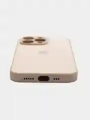Карамельный чехол силиконовый со стеклянной панелью для iPhone 13 Pro
