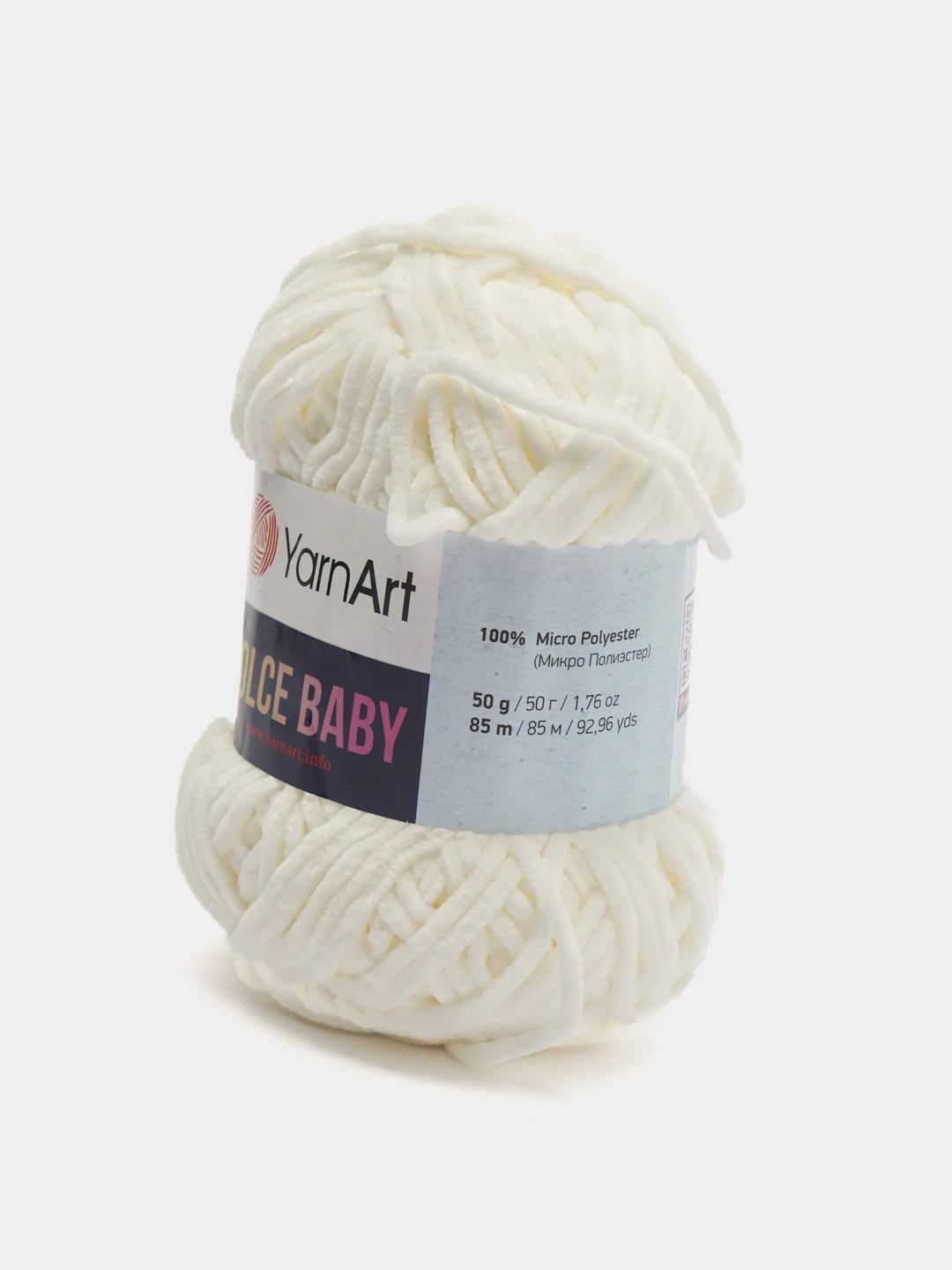 Прозрачный пряжа YarnArt Dolce Baby, 50 г / 85 м, 100% полиэстер