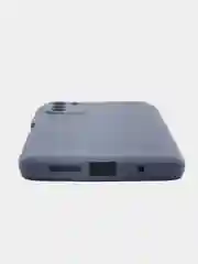Темно-синий чехол накладка для Xiaomi Poco M3 силиконовый матовый однотонный