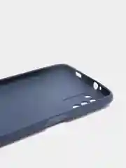 Темно-синий чехол накладка для Xiaomi Poco M3 силиконовый матовый однотонный