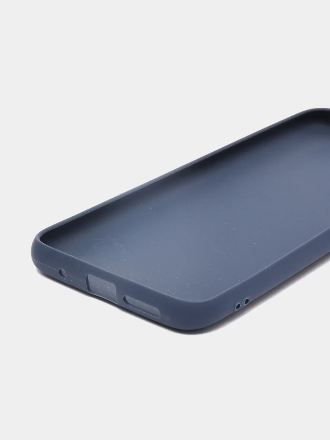 Темно-синий чехол накладка для Xiaomi Poco M3 силиконовый матовый однотонный