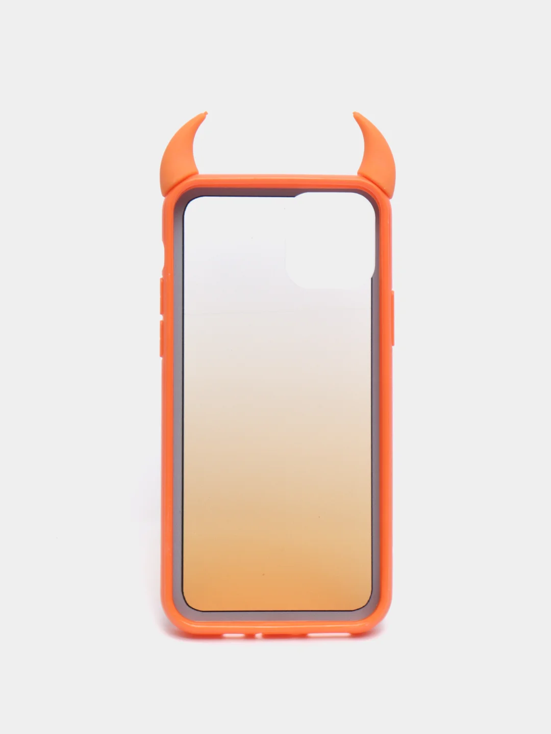 Оранжевый чехол для iPhone 11 Pro, с рожками, 6 цветов