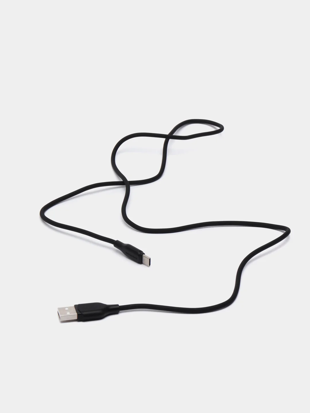 Черный кабель зарядный для андроид BOROFONE BX42, Type-C, 3A, не горит, не мерзнет, можно мыть