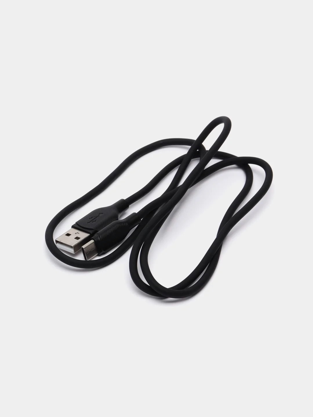 Черный кабель зарядный для андроид BOROFONE BX42, Type-C, 3A, не горит, не мерзнет, можно мыть