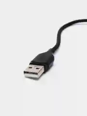 Черный кабель зарядный для андроид BOROFONE BX42, Type-C, 3A, не горит, не мерзнет, можно мыть