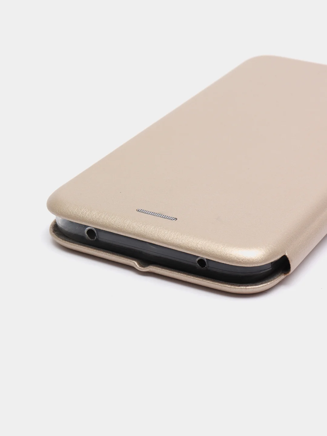 Золотой чехол книжка на Xiaomi Redmi 8, Сяоми Редми 8