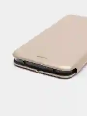 Золотой чехол книжка на Xiaomi Redmi 8, Сяоми Редми 8