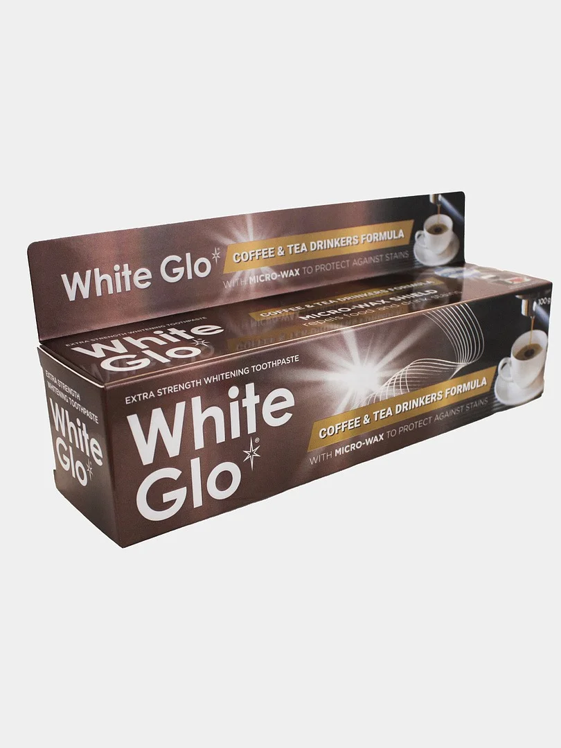 Зубная паста White Glo 100 грамм отбеливающая для любителей кофе и чая