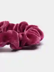 Розовый резинка для волос бархатная