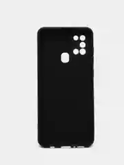 Черный чехол для Samsung A02S, A21S, A12, A50, A01core, A10, A52, M31S, A11/M11, A41, A32 бархат