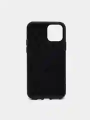 Черный чехол iPhone 11 Pro Max, 11 Pro, 11 имитация вставок под карбон