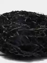 Черный наполнитель для подарочной упаковки (коробки, пакета) / handmade товаров. Бумажная стружка