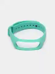 Бирюзовый ремешок силиконовый для фитнес браслета Xiaomi Mi Band 3, Mi Band 4 (Ми Банд 3, Ми Банд 4)