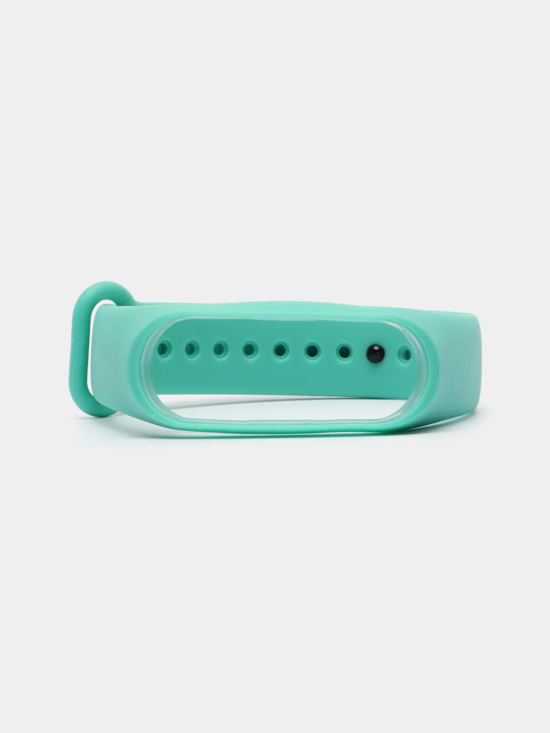 Бирюзовый ремешок силиконовый для фитнес браслета Xiaomi Mi Band 3, Mi Band 4 (Ми Банд 3, Ми Банд 4)