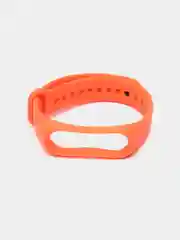 Оранжевый ремешок силиконовый для фитнес браслета Xiaomi Mi Band 3, Mi Band 4 (Ми Банд 3, Ми Банд 4)