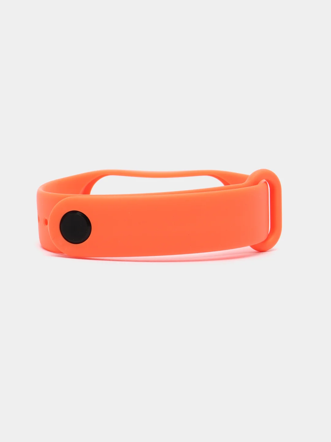Оранжевый ремешок силиконовый для фитнес браслета Xiaomi Mi Band 3, Mi Band 4 (Ми Банд 3, Ми Банд 4)