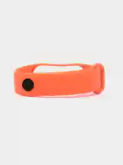 Оранжевый ремешок силиконовый для фитнес браслета Xiaomi Mi Band 3, Mi Band 4 (Ми Банд 3, Ми Банд 4)
