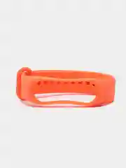 Оранжевый ремешок силиконовый для фитнес браслета Xiaomi Mi Band 3, Mi Band 4 (Ми Банд 3, Ми Банд 4)