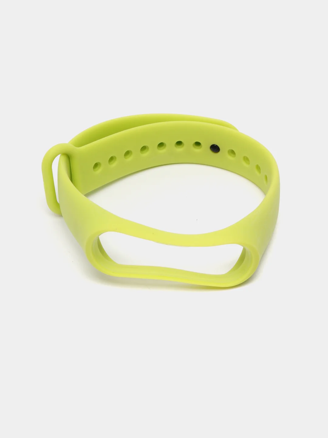 Салатовый ремешок силиконовый для фитнес браслета Xiaomi Mi Band 3, Mi Band 4 (Ми Банд 3, Ми Банд 4)