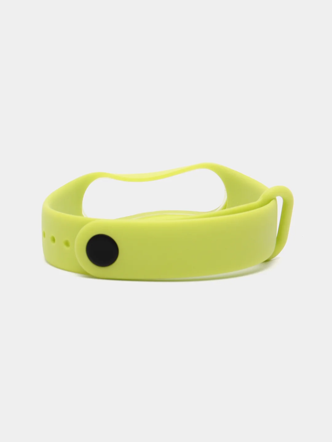 Салатовый ремешок силиконовый для фитнес браслета Xiaomi Mi Band 3, Mi Band 4 (Ми Банд 3, Ми Банд 4)
