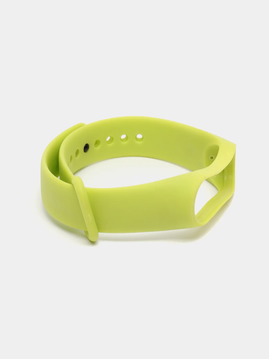 Салатовый ремешок силиконовый для фитнес браслета Xiaomi Mi Band 3, Mi Band 4 (Ми Банд 3, Ми Банд 4)