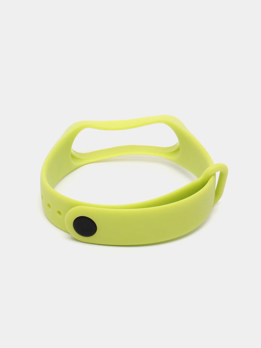 Салатовый ремешок силиконовый для фитнес браслета Xiaomi Mi Band 3, Mi Band 4 (Ми Банд 3, Ми Банд 4)