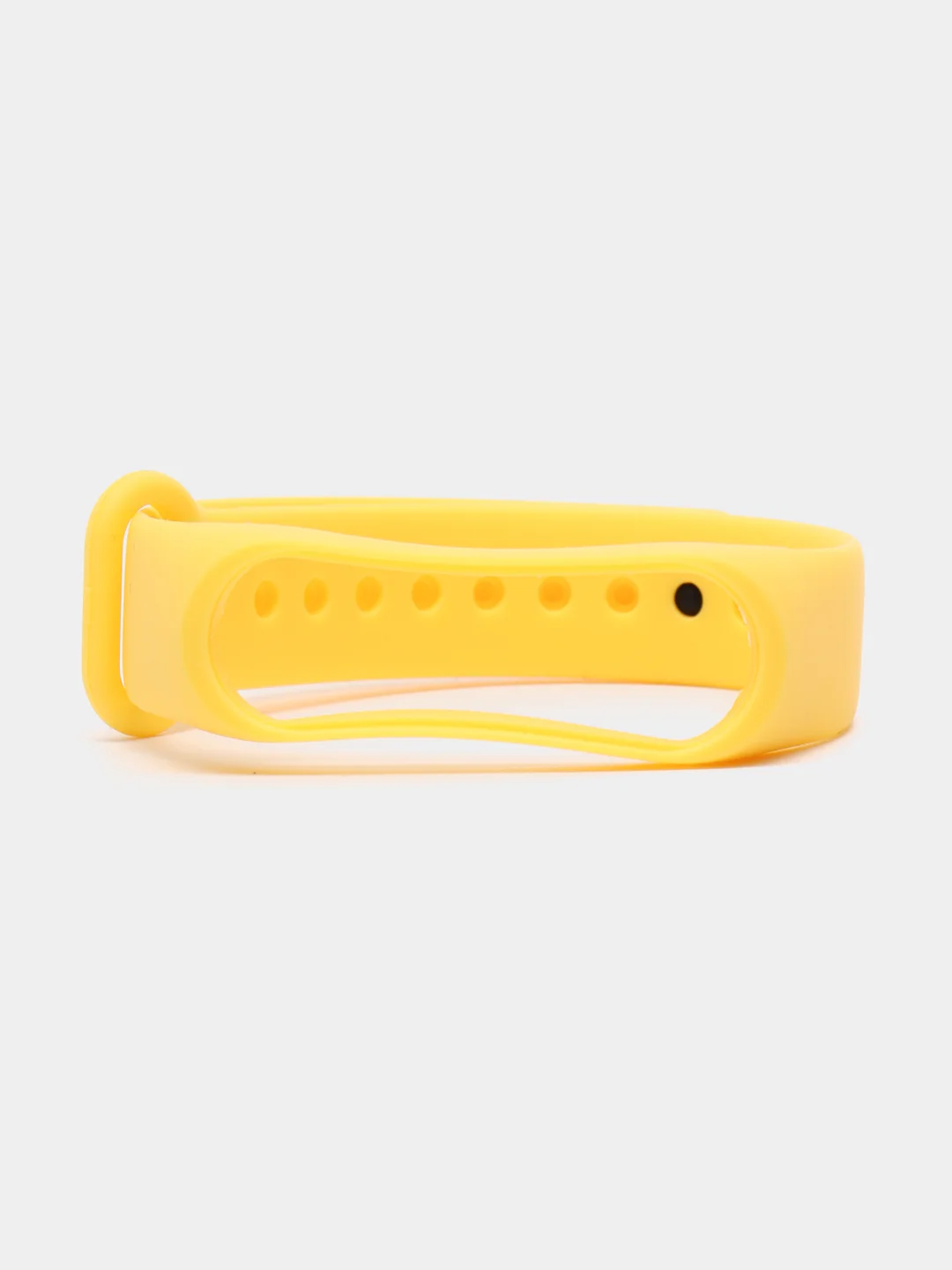 Желтый ремешок силиконовый для фитнес браслета Xiaomi Mi Band 3, Mi Band 4 (Ми Банд 3, Ми Банд 4)