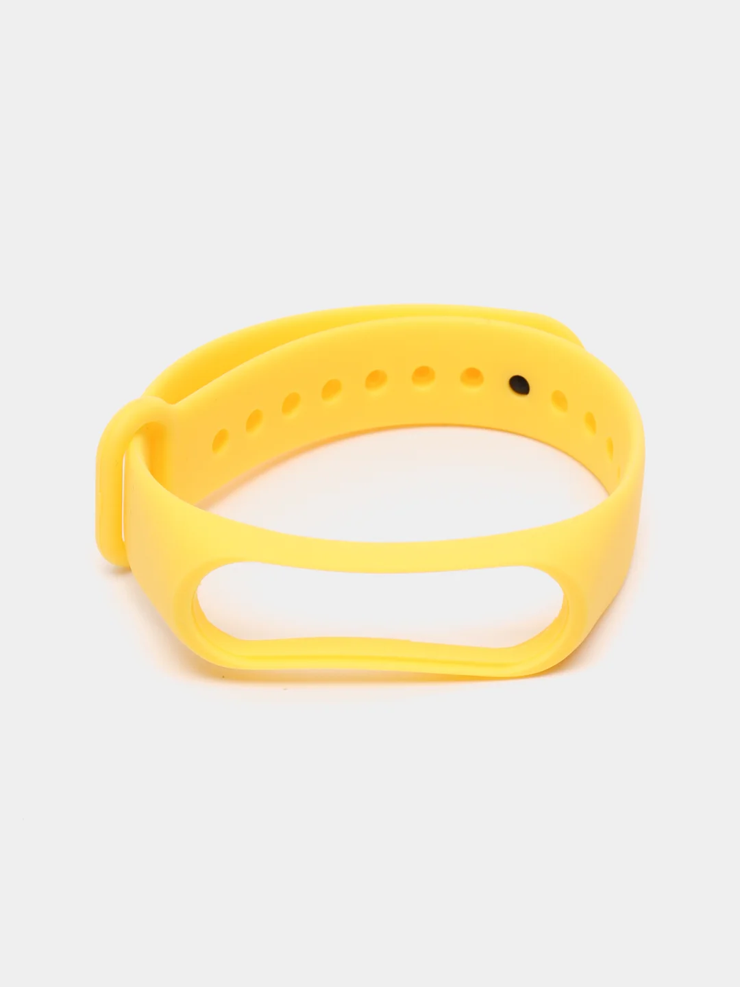 Желтый ремешок силиконовый для фитнес браслета Xiaomi Mi Band 3, Mi Band 4 (Ми Банд 3, Ми Банд 4)
