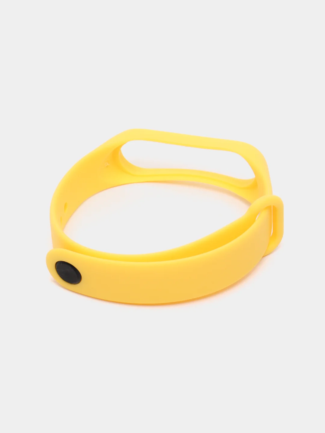Желтый ремешок силиконовый для фитнес браслета Xiaomi Mi Band 3, Mi Band 4 (Ми Банд 3, Ми Банд 4)