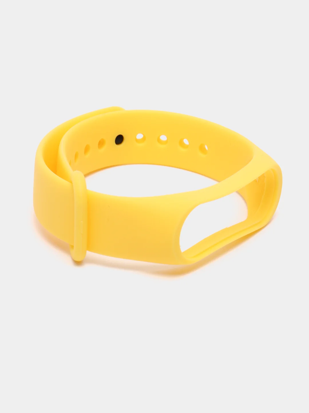 Желтый ремешок силиконовый для фитнес браслета Xiaomi Mi Band 3, Mi Band 4 (Ми Банд 3, Ми Банд 4)