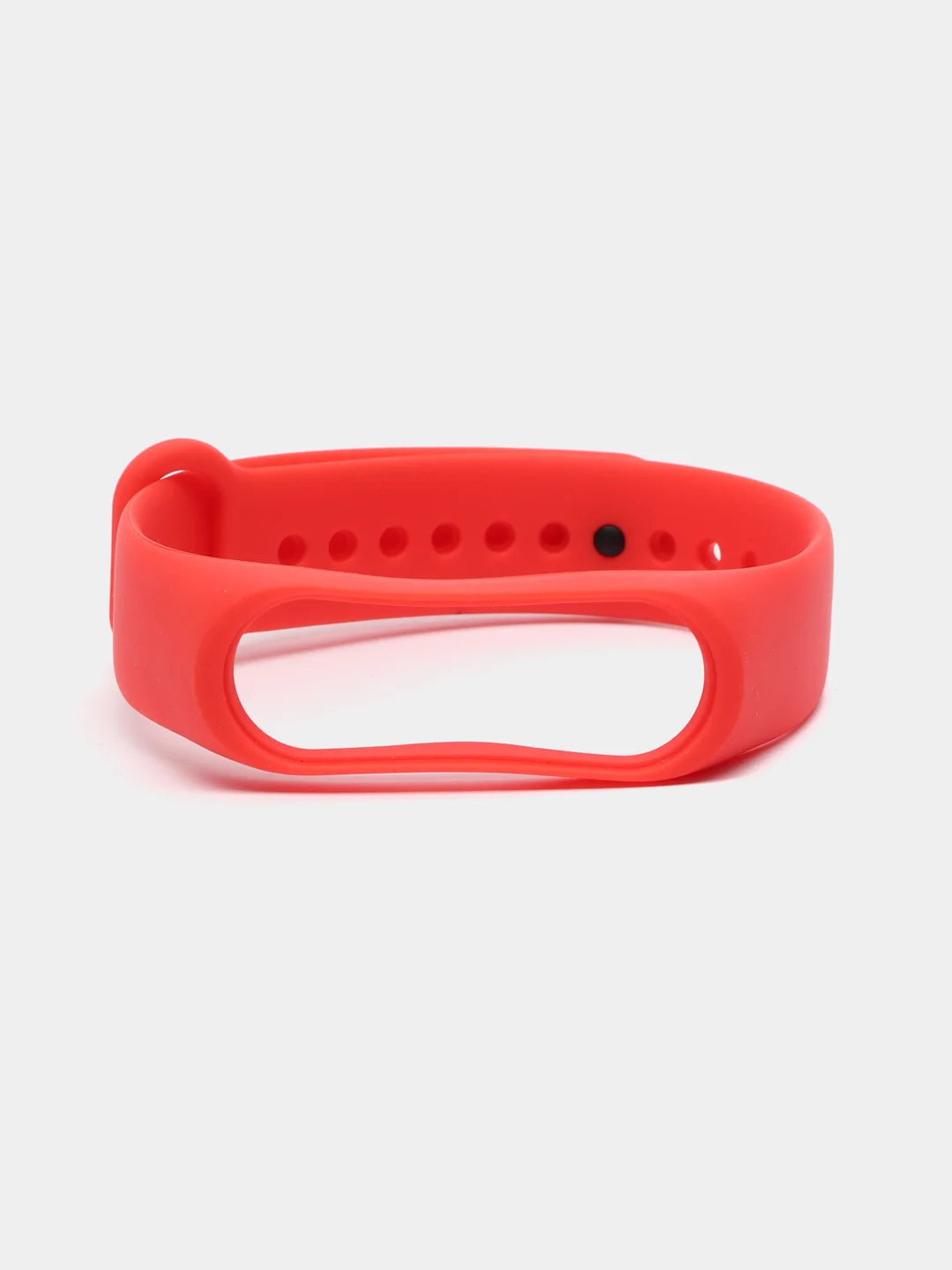 Красный ремешок силиконовый для фитнес браслета Xiaomi Mi Band 3, Mi Band 4 (Ми Банд 3, Ми Банд 4)