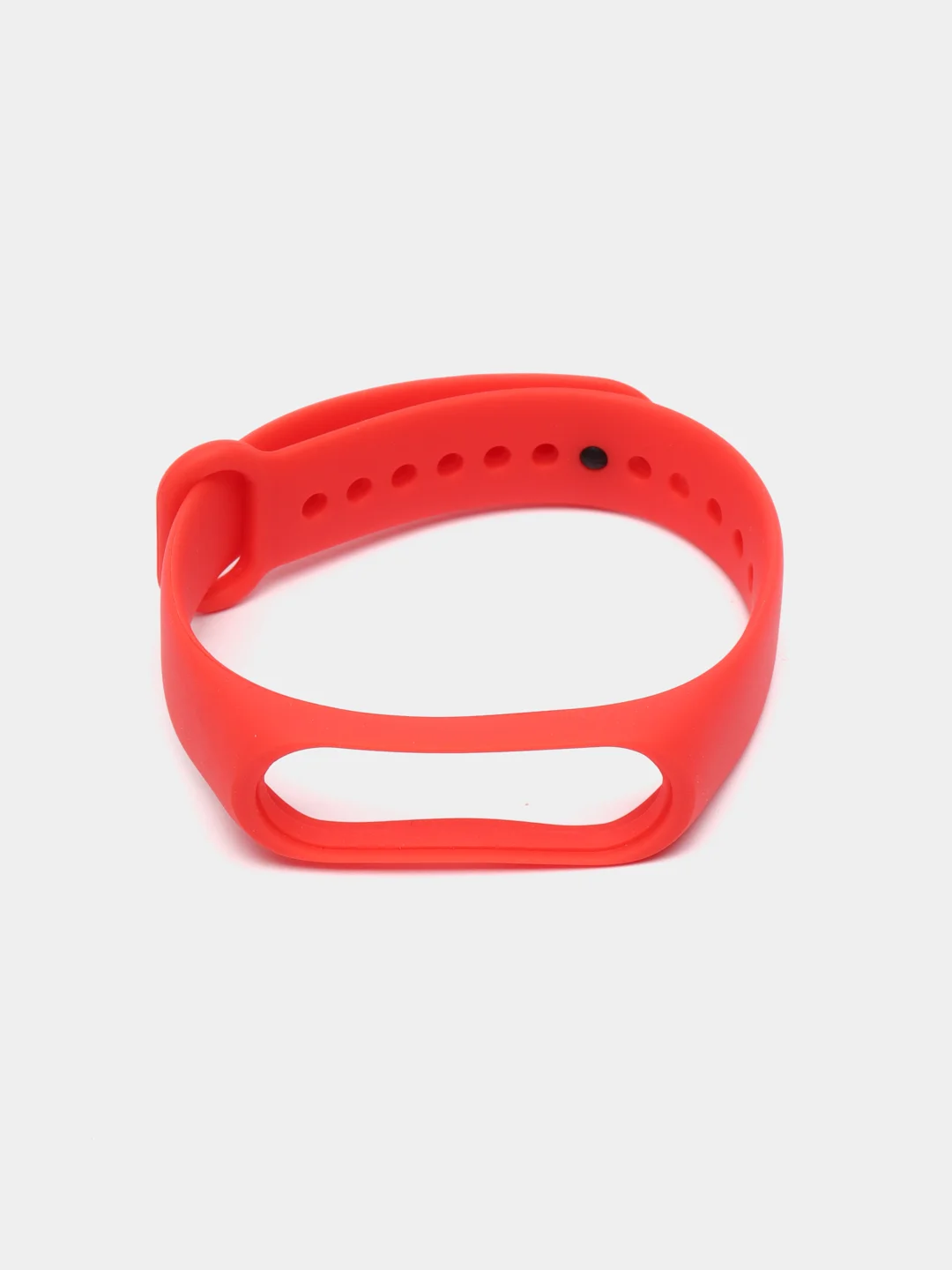 Красный ремешок силиконовый для фитнес браслета Xiaomi Mi Band 3, Mi Band 4 (Ми Банд 3, Ми Банд 4)
