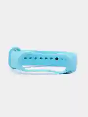 Голубой ремешок силиконовый для фитнес браслета Xiaomi Mi Band 3, Mi Band 4 (Ми Банд 3, Ми Банд 4)
