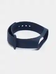 Синий ремешок силиконовый для фитнес браслета Xiaomi Mi Band 3, Mi Band 4 (Ми Банд 3, Ми Банд 4)