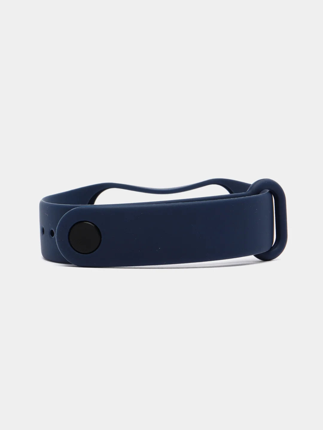 Синий ремешок силиконовый для фитнес браслета Xiaomi Mi Band 3, Mi Band 4 (Ми Банд 3, Ми Банд 4)